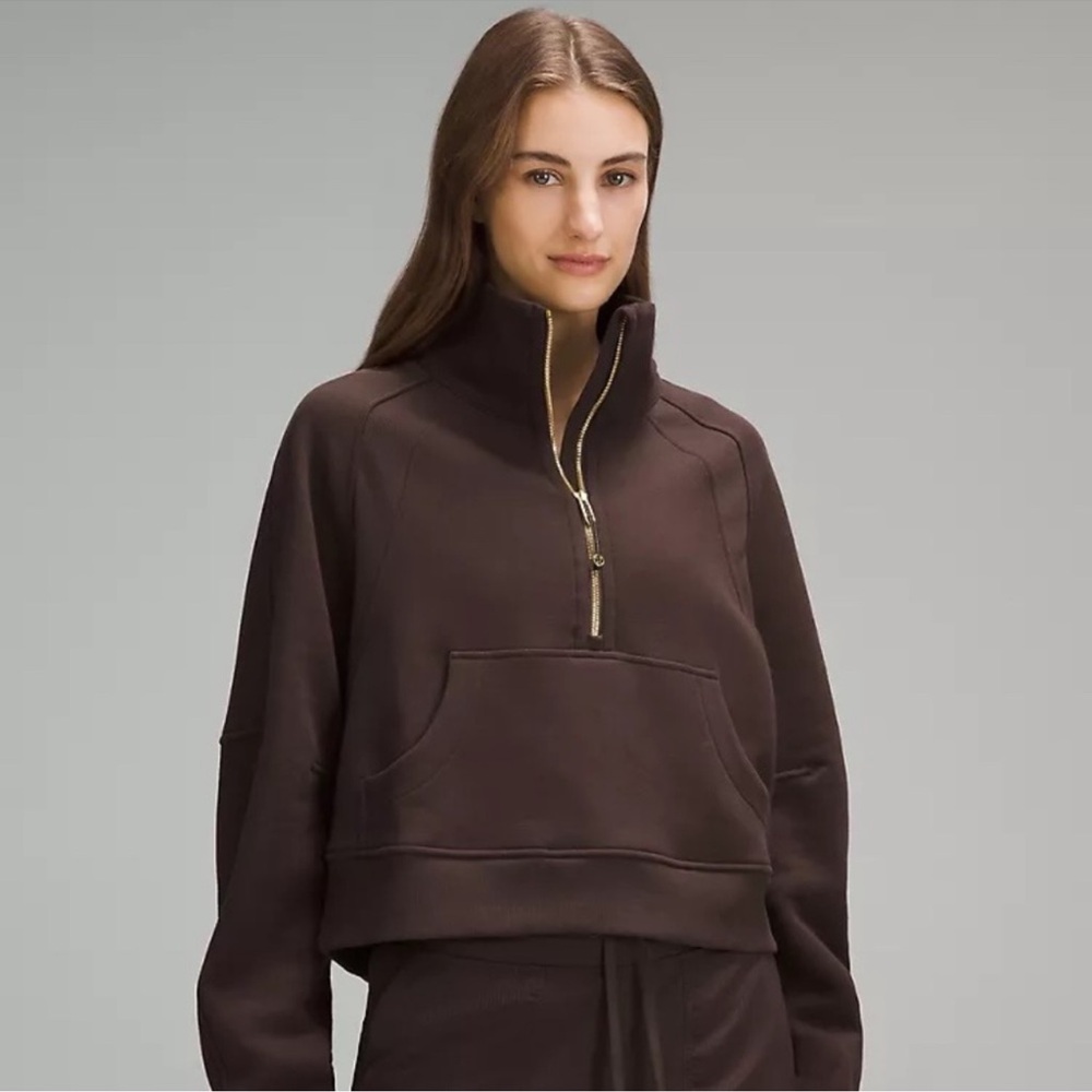 Scuba Oversized Funnel-Neck Half Zip